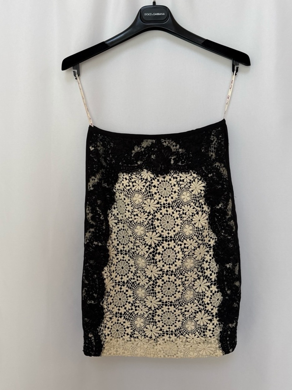 Alannah Hill Black and Cream Lace Mini Dress